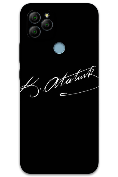 MRCİLETİSİM غطاء خلفي من جنرال موبايل GM 22 بنمط HD مطبوع - توقيع أتاتورك