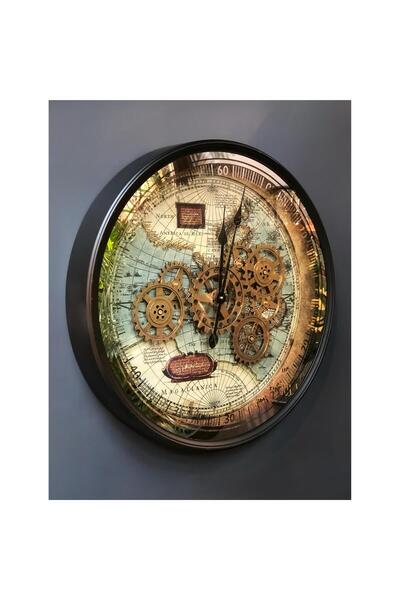 İthal 60X60 ÇARKLI DUVAR SAATİ