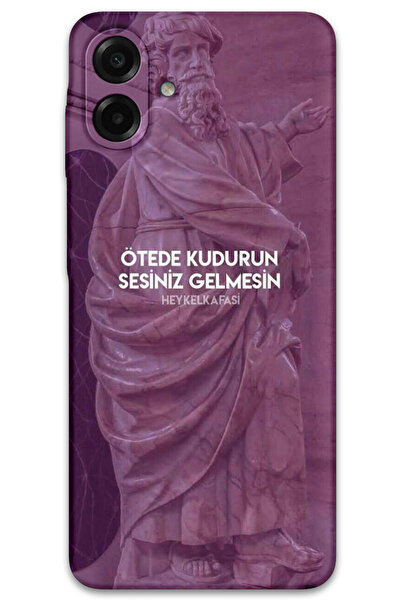 MRCİLETİSİM Samsung Galaxy A07 Case Hd Pattern Printed Back Cover - Keep Your Distance