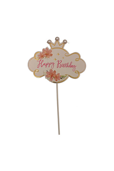 Mirific Party Decor de tort multicolor, nor, „la mulți ani”