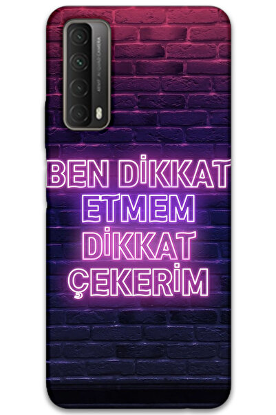 MRCİLETİSİM غطاء خلفي لهاتف هواوي P Smart 2021 بنمط HD مطبوع - انتبه إلى أنا