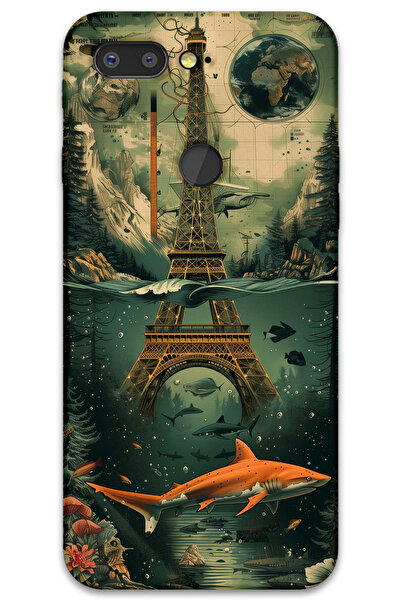 MRCİLETİSİM غطاء خلفي من جينرال موبايل GM 9 Pro Case HD Pattern مطبوع - Art Tower Eiffel
