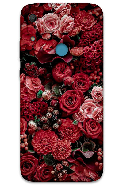 MRCİLETİSİM غطاء خلفي لهاتف هواوي Y6S بنمط HD مطبوع - ورود