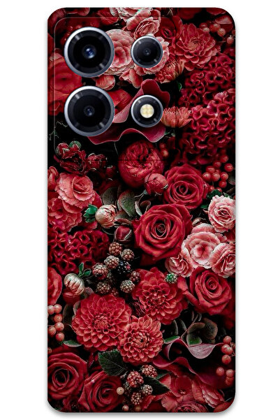 MRCİLETİSİM غطاء خلفي لهاتف انفينيكس نوت 30 في اي بي اتش دي نمط بي مطبوع - ورود