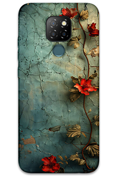 MRCİLETİSİM غطاء خلفي من جنرال موبايل GM 20 Case HD Pattern مطبوع - زهرة اللبلاب