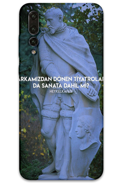 MRCİLETİSİM غطاء خلفي لهاتف هواوي P20 Pro بنمط HD مطبوع - مسرح دوار