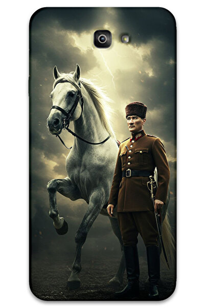 MRCİLETİSİM غطاء خلفي لهاتف سامسونج جالاكسي J7 برايم HD Pattern مطبوع - أتاتو...