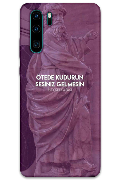 MRCİLETİSİM غطاء خلفي لهاتف هواوي P30 Pro بنمط HD مطبوع - افعل ذلك بقوة