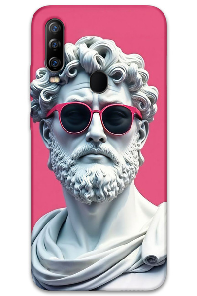 MRCİLETİSİM غطاء خلفي من جينرال موبايل GM 20 Pro بنمط HD مطبوع - تمثال