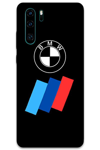 MRCİLETİSİM غطاء خلفي لهاتف هواوي P30 Pro بنمط HD مطبوع - شريط شعار