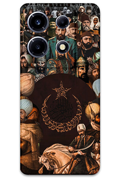 MRCİLETİSİM غطاء خلفي لهاتف انفينيكس نوت 30 VIP بنمط HD B مطبوع - عهد العثمانيين
