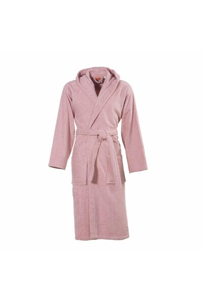 Nef Nef Homeware Shawl Collar Comfort Cotton Bathrobe Rose S
