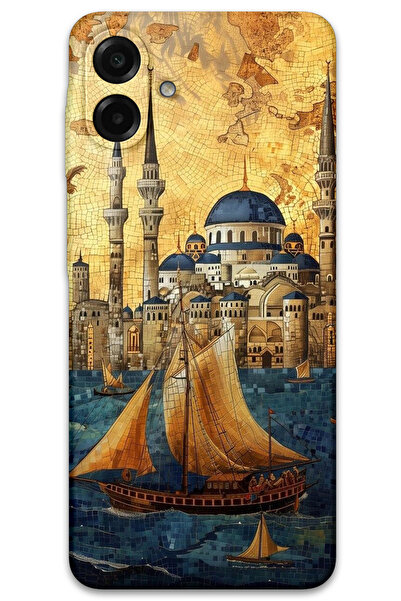 MRCİLETİSİM غطاء خلفي لهاتف سامسونج جالاكسي A07 بنمط HD مطبوع - ييلكنلي سولاي...