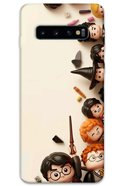 MRCİLETİSİM غطاء خلفي لهاتف سامسونج جالاكسي S10 بنمط HD مطبوع - هاري بوتر