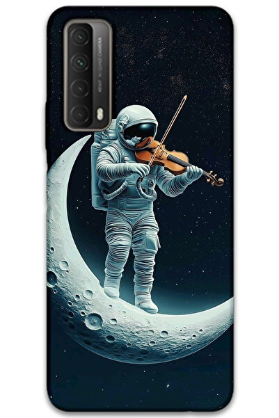 MRCİLETİSİM غطاء خلفي لهاتف هواوي بي سمارت 2021 بنمط HD مطبوع - كمان رائد الفضاء