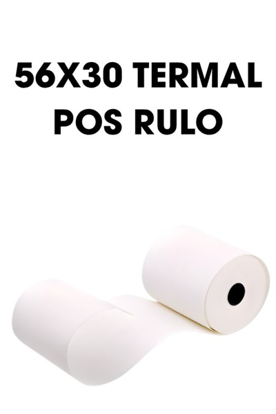 POSSET 56x30 10'lu termal pos rulo (1 paket)