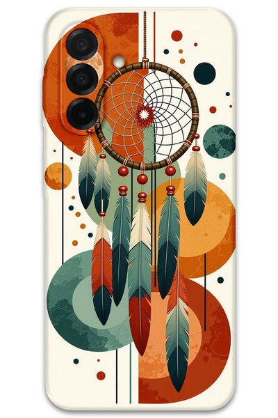 MRCİLETİSİM غطاء خلفي لهاتف سامسونج جالاكسي A17 بنمط HD مطبوع - ماندالا