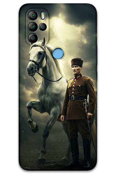 MRCİLETİSİM غطاء خلفي من جينرال موبايل GM 21 Pro Case HD Pattern مطبوع - أتاتورك شيمبك