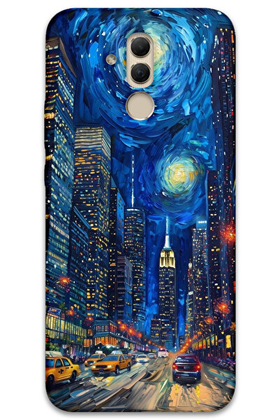 MRCİLETİSİM غطاء خلفي لهاتف هواوي ميت 20 لايت بنمط HD مطبوع - شارع الفن