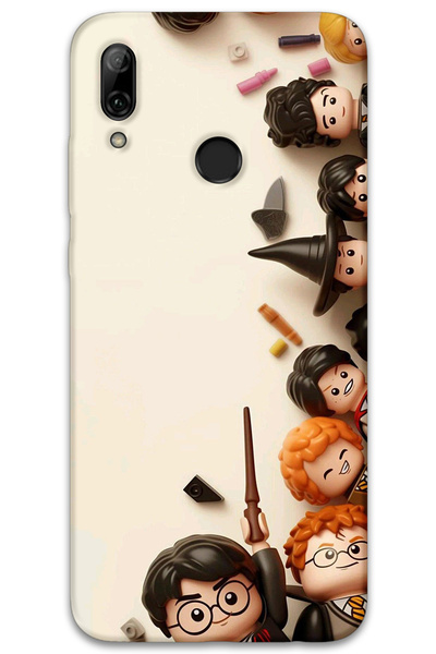 MRCİLETİSİM غطاء خلفي لهاتف هواوي بي سمارت 2019 بنمط HD مطبوع - هاري بوتر