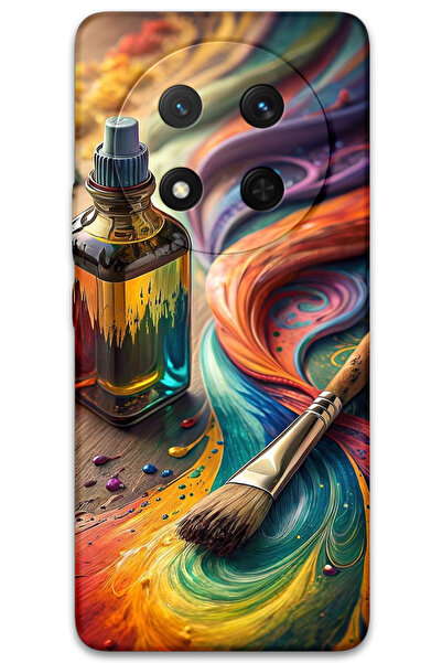 MRCİLETİSİM غطاء خلفي لهاتف هواوي هونور ماجيك 7 لايت بنمط HD مطبوع - لوحة فرشاة