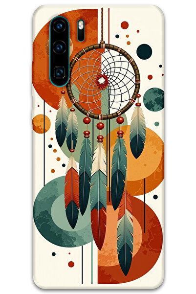 MRCİLETİSİM غطاء خلفي لهاتف هواوي P30 برو بنمط HD مطبوع - ماندالا