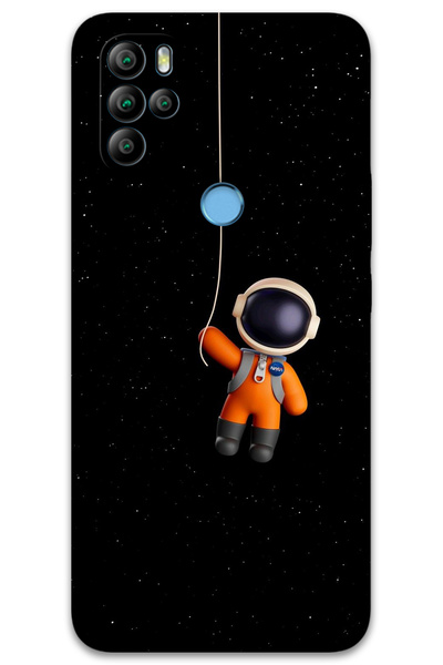 MRCİLETİSİM غطاء خلفي من جينرال موبايل GM 21 Pro Case HD Pattern مطبوع - رائد الفضاء