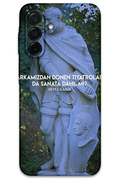 MRCİLETİSİM غطاء خلفي لهاتف سامسونج جالاكسي A17 بنمط HD مطبوع - مسرح دوار