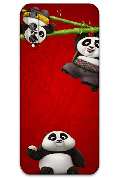 MRCİLETİSİM غطاء خلفي لهاتف هواوي P Smart S / Y8P بنمط HD مطبوع - باندا