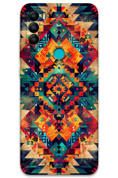 MRCİLETİSİM غطاء خلفي من جينرال موبايل GM 21 Plus بنمط HD مطبوع - تصميم 1