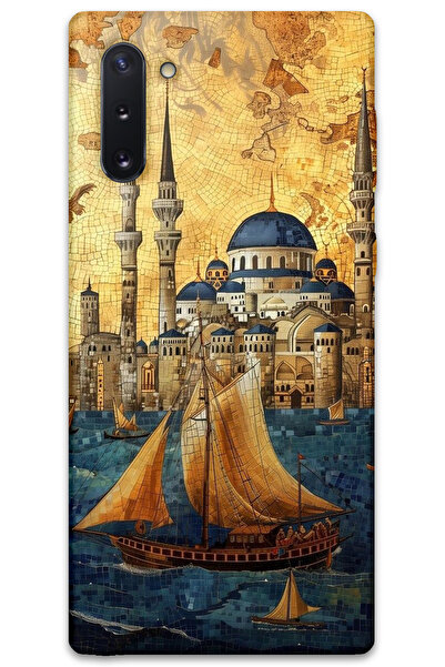 MRCİLETİSİM غطاء خلفي لهاتف سامسونج جالاكسي نوت 10 بنمط HD مطبوع - ييلنتيلي س...