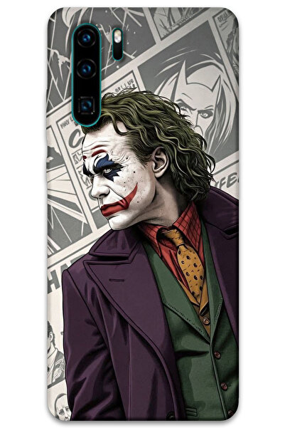 MRCİLETİSİM غطاء خلفي لهاتف هواوي P30 برو HD Pattern مطبوع - جوكر