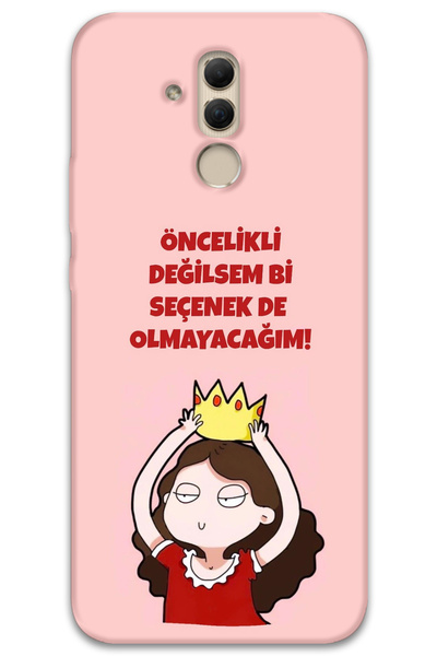 MRCİLETİSİM غطاء خلفي لهاتف Huawei Mate 20 Lite بنمط HD مطبوع - ليس خيارًا بالنسبة لي