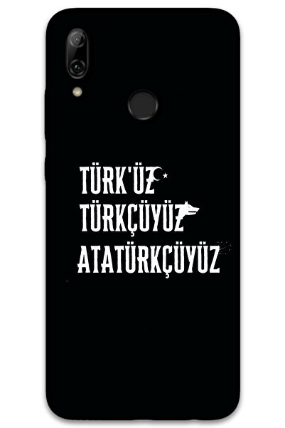 MRCİLETİSİM غطاء خلفي لهاتف هواوي بي سمارت 2019 بنمط HD مطبوع - تركي