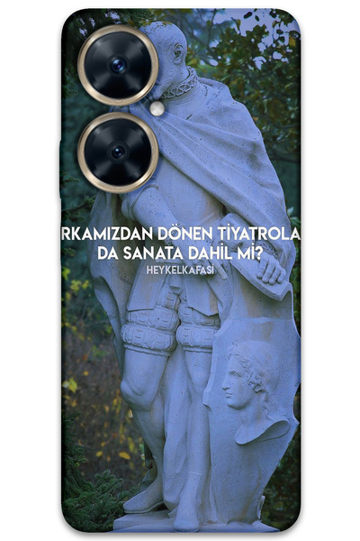 MRCİLETİSİM غطاء خلفي لهاتف هواوي نوفا 11i بنمط HD مطبوع - مسرح دوار