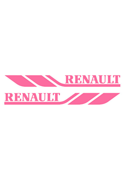 Oracal Stickere laterale Renault, 40cm, roz