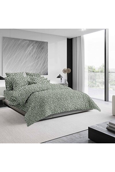 Kring Kring bed linen, 2 persons, 100% cotton, 132 TC, floral print, bed sheet 200 x 220 cm, c