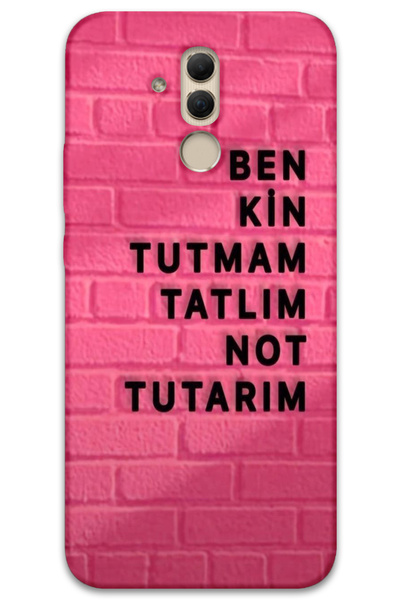 MRCİLETİSİM غطاء خلفي لهاتف هواوي ميت 20 لايت بنمط HD مطبوع - مقاوم للعرق