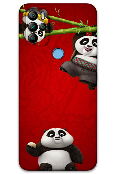 MRCİLETİSİM غطاء خلفي من جينرال موبايل GM 21 Pro Case HD Pattern مطبوع - باندا