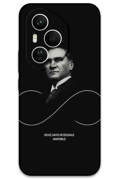 MRCİLETİSİM غطاء خلفي لهاتف هواوي هونور 400 برو بنمط HD مطبوع - أتاتورك إنفينيتي