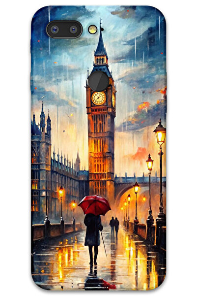 MRCİLETİSİM غطاء خلفي من جينرال موبايل GM 9 Pro Case HD Pattern مطبوع - برج الساعة