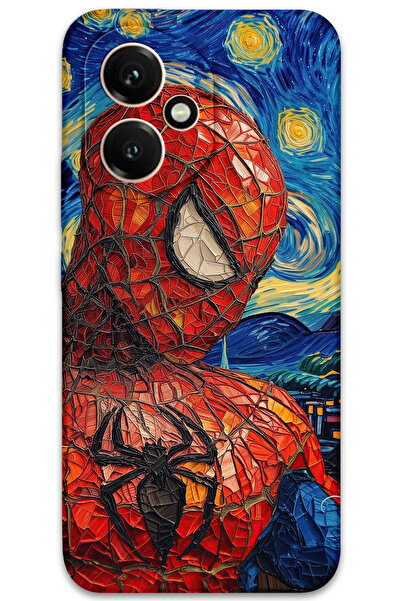 MRCİLETİSİM غطاء خلفي لهاتف هواوي هونور 400 بنمط HD مطبوع - سبايدر مان