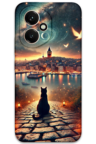 MRCİLETİSİM غطاء خلفي لهاتف هواوي هونور 400 بنمط HD مطبوع - كاتي جالاتا