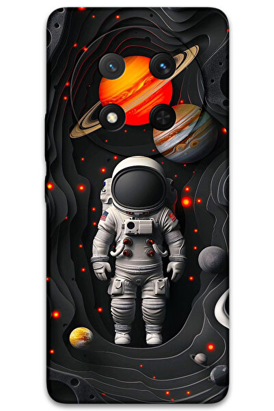 MRCİLETİSİM غطاء خلفي لهاتف هواوي هونور ماجيك 7 لايت بنمط HD مطبوع - كواكب رو...