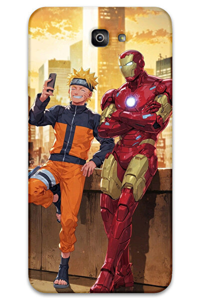 MRCİLETİSİM غطاء خلفي لهاتف سامسونج جالاكسي J7 برايم HD Pattern مطبوع - الرجل...