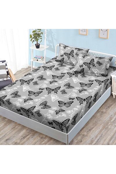 CumparaMisim Fitted Sheet, Satin Cotton, 180x200 cm + 2 Pillowcases 50x70 cm