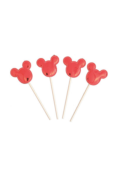 Mirific Party Red Mickey cake topper set