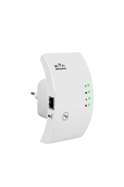 stuffix FOXMAG24 Wireless Signal Amplifier, WiFi Repeater, 300 Mbps, 200 m² Coverage, White