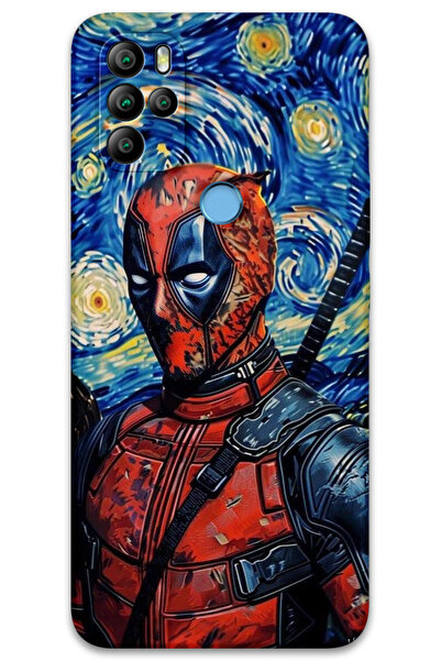 MRCİLETİSİM غطاء خلفي من جينرال موبايل GM 21 Pro Case HD Pattern مطبوع - ديدبول