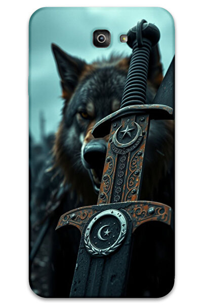 MRCİLETİSİM غطاء خلفي لهاتف سامسونج جالاكسي J7 برايم HD Pattern مطبوع - سيف ن...